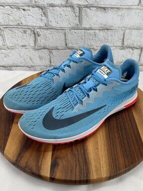Nike Air Zoom Streak LT 4 Mens Sz. 14 Blue Fox Running Shoes 924514-406